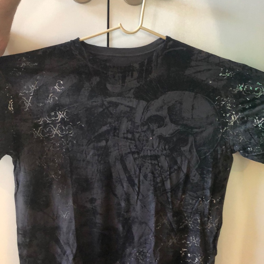 Xtreme couture tshirt black and silver
